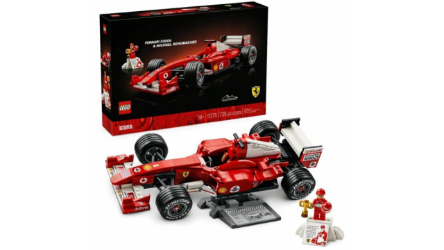 Ferrari F2004 e Schumacher, Lego celebra il mito  Autosprint &copy; Creative Commons