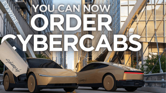 Here's the form where you can order a Cybercab fleet from Tesla ... &copy; Creative Commons