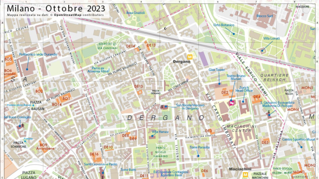 Milano  Derganino - Cantiere per la nuova scuola di via Catone ... &copy; Creative Commons