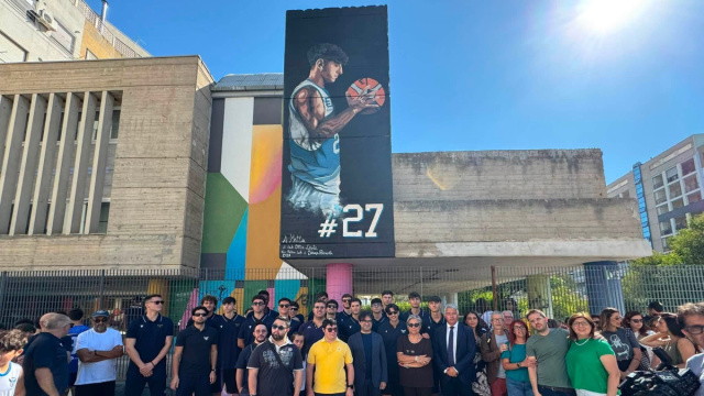Virtus Matera inaugura murales dedicato a Mattia Stano presso il ... &copy; Creative Commons