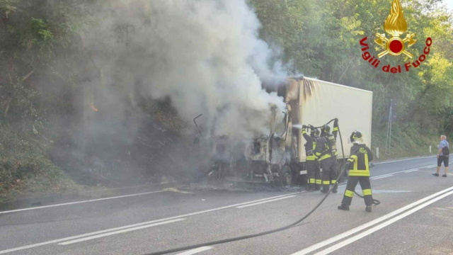 Camion incendiato in Via Brigata Casale a Trieste &copy; Creative Commons