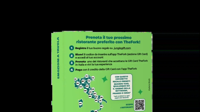 Cofanetto regalo THEFORK : Emozioni a Tavola &ndash; JungleGift &copy; Creative Commons