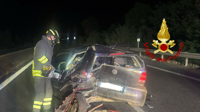 E45, impatto notturno tra auto: quattro feriti - UmbriaON &copy; Creative Commons