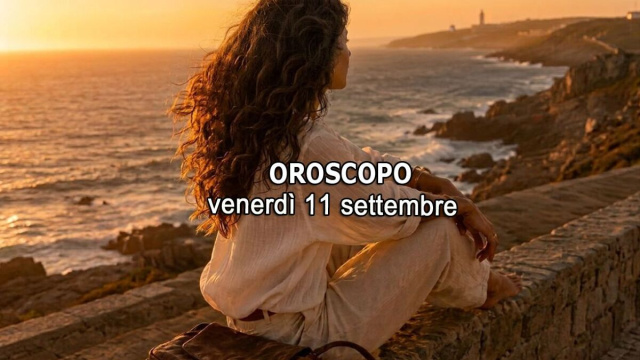 Locandina per l'oroscopo di venerd&igrave; 11 settembre 2026 - &copy; Gemini IA.