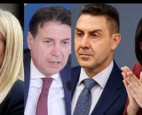 Elly Schlein, Giorgia Meloni, Giuseppe Conte, Roberto Vannacci (&copy; Facebook)