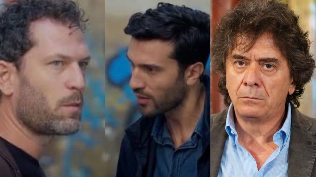 Eduardo, Damiano e Grillo - screenshot &copy; Un posto al sole.