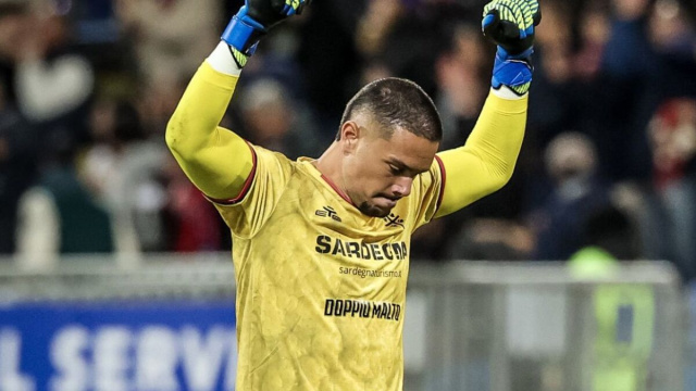 Elia Caprile, portiere del Cagliari. Foto &copy; Cagliari