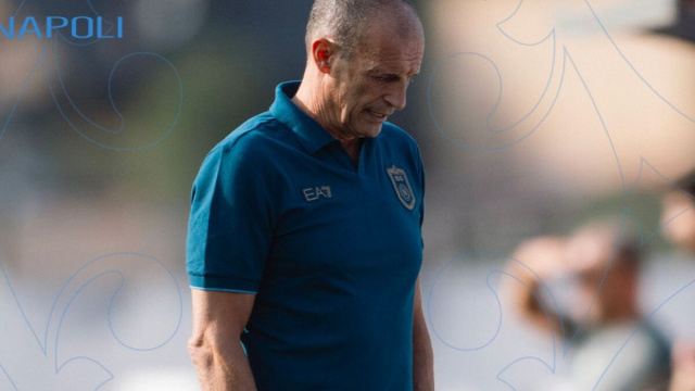 Massimiliano Allegri, allenatore del Napoli. Foto &copy; Napoli