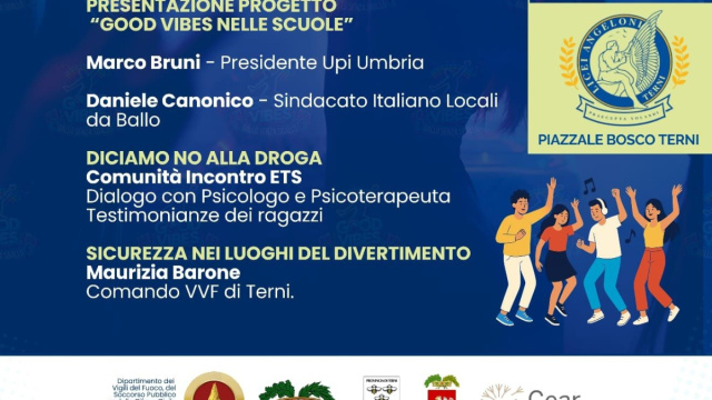 ptn) Giovani, Good Vibes fa tappa all'Istituto &ldquo;Angeloni&rdquo; di Terni ... &copy; Creative Commons