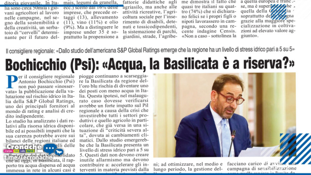 BOCHICCHIO (PSI): &laquo;ACQUA, LA BASILICATA &Egrave; A RISERVA?&raquo; &copy; Creative Commons