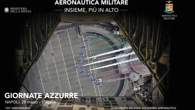 Giornate Azzurre - Napoli, 28 marzo &ndash; 1&deg; aprile 2026 - Aeronautica ... &copy; Creative Commons