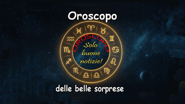 Locandina per l'oroscopo delle belle sorprese - &copy; Roberta Carsoli.