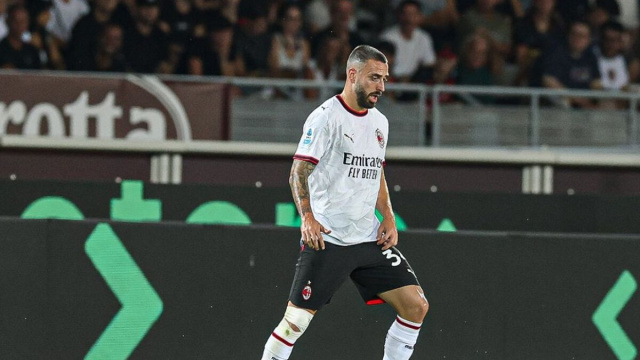 Mario Gila, difensore del Milan. Foto &copy; Milan