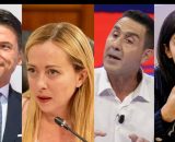 Giuseppe Conte, Giorgia Meloni, Roberto Vannacci, Elly Schlein (&copy; Facebook)