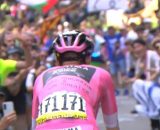 Jonas Vingegaard al Giro d'Italia- &copy; Screenshot Eurosport
