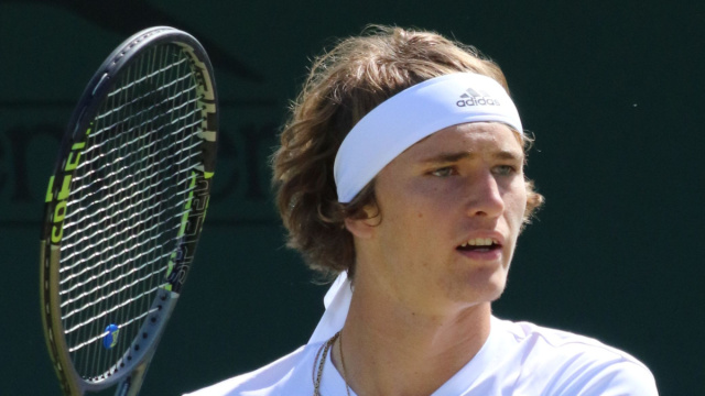 Alexander Zverev a Wimbledon nel 2016