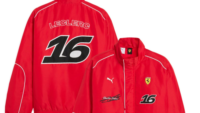 Giacca da gara pilota Scuderia Ferrari Charles Leclerc - Unisex &copy; Creative Commons