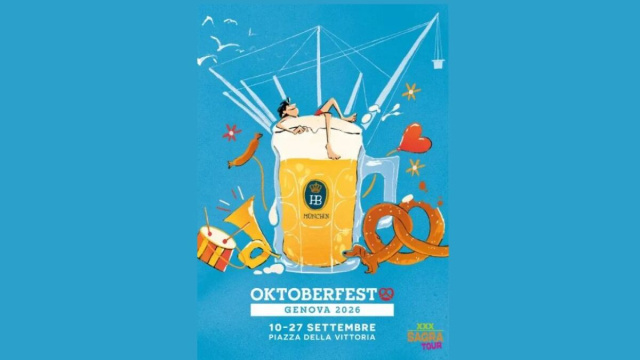 La locandina dell'Oktoberfest di Genova.