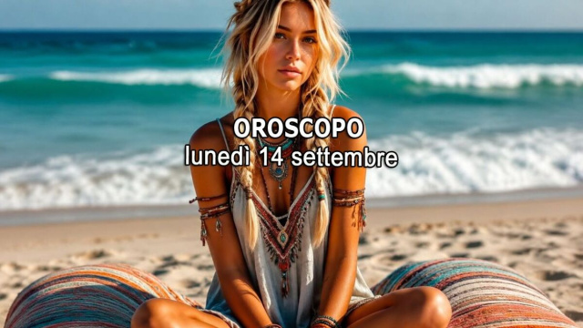 Locandina per l'oroscopo di luned&igrave; 14 settembre 2026 - &copy; Gemini IA.