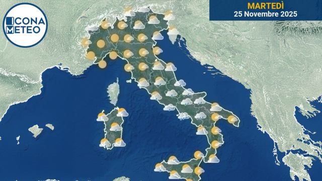 Meteo Italia domani: Nuvole e piogge al Centro, schiarite al Nord ... &copy; Creative Commons