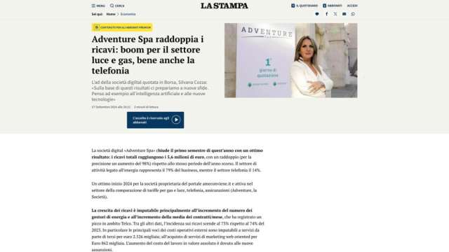 Rassegna Stampa  Adventure &copy; Creative Commons