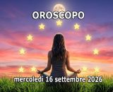 Locandina per l'oroscopo di mercoled&igrave; 16 settembre 2026 - &copy; Roberta Carsoli.