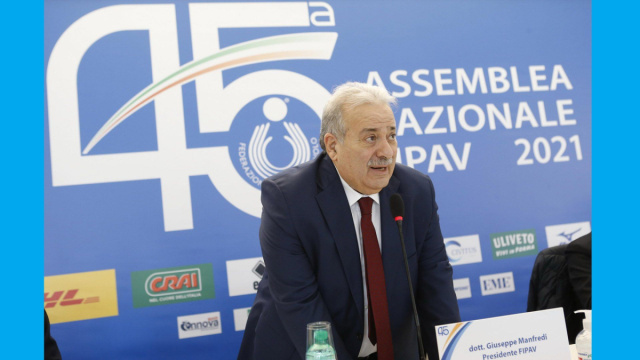 GIUSEPPE MANFREDI &Egrave; IL NUOVO PRESIDENTE FIPAV PER IL QUADRIENNIO ... &copy; Creative Commons