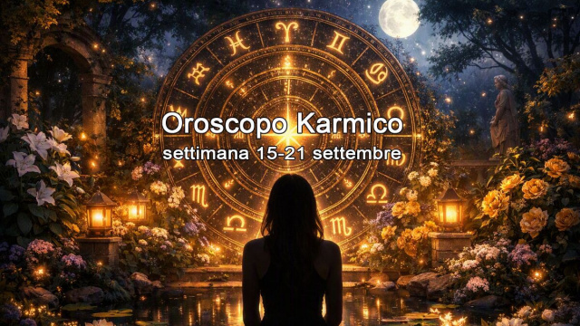 Locandina per l'oroscopo Karmico settimanale - &copy; Roberta Carsoli.