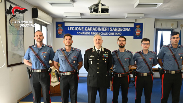 Oristano, cinque nuovi marescialli per il Comando provinciale dei ... &copy; Creative Commons