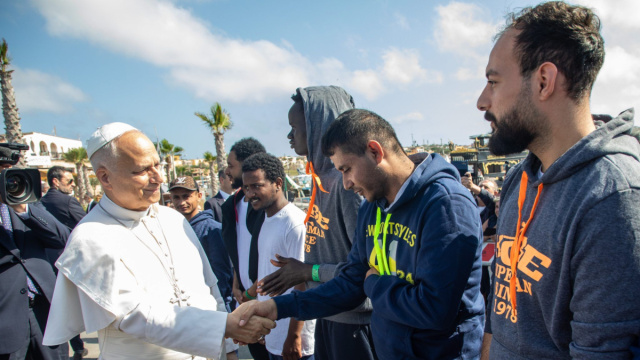 Papa Leone a Lampedusa. Valastro: "Parole del Pontefice segnale di ... &copy; Creative Commons