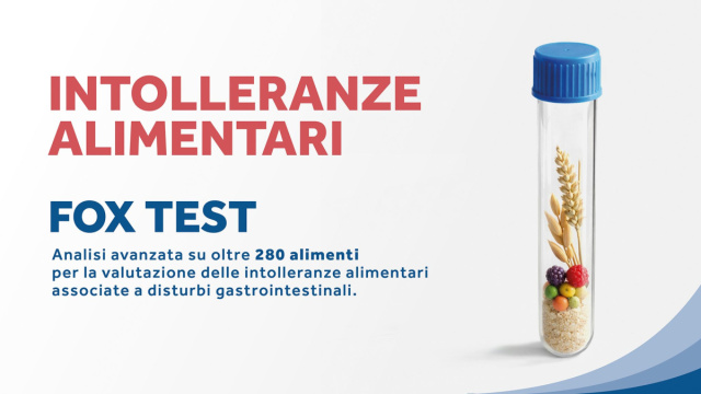 Prevenzione FOX TEST &ndash; Intolleranze alimentari Bianalisi Spa &copy; Creative Commons