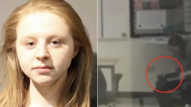 Professoressa sniffa cocaina in classe 