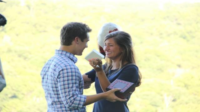 Evan Stewart and Carlin Bates are officially courting!