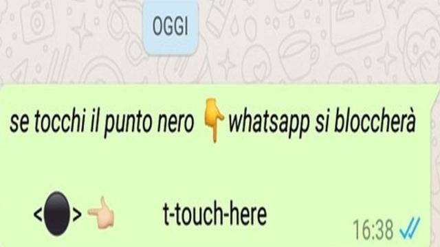Whatsapp: un messaggio blocca il telefono