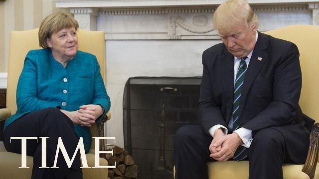 Donald Trump showed Angela Merkel his private living quarters