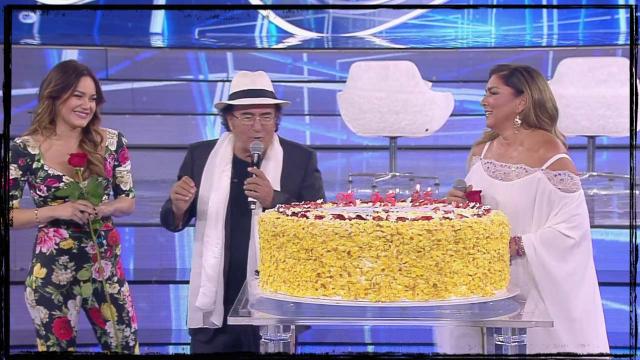Amici 17: Al Bano festeggia il compleanno in diretta TV 