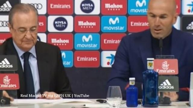 Zinedine Zidane stepped down as manager of Real Madrid