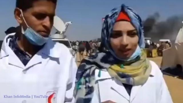 Paramedic shot by Israel believed 'without weapons, we can do anything.'