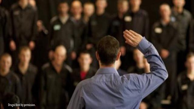 Alex Dower helps people in prison by using the power of acting