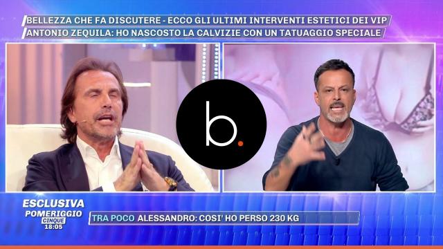 Pomeriggio 5, alta tensione tra Chicco Nalli e Zequila: 'Sei un co****ne'