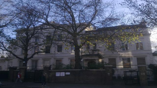 The Russian embassy showed an unusual activity 