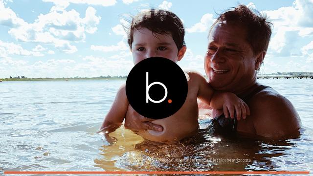 Em vídeo, neto de Leonardo demonstra estar com saudades do avô