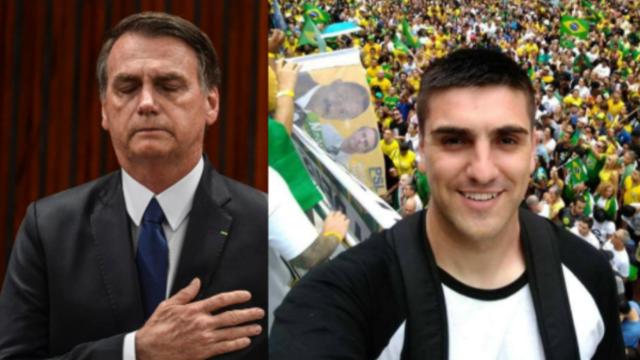 Presidente Bolsonaro presta homenagem a cantor que morreu após agredir namorada