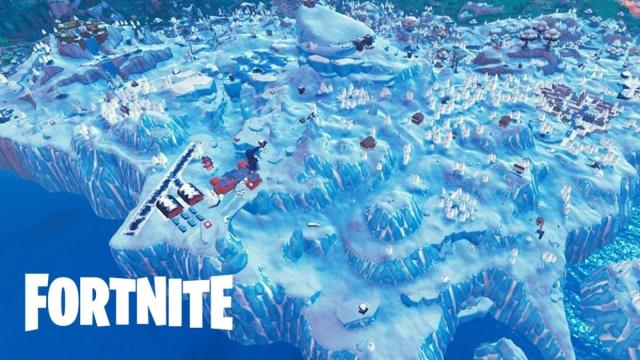 Fortnite 'Sea Monster' spotted swimming with Polar Peak castle on its back