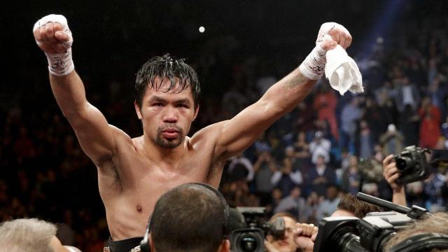 Manny Pacquiao appears to be aiming for undisputed championship belt