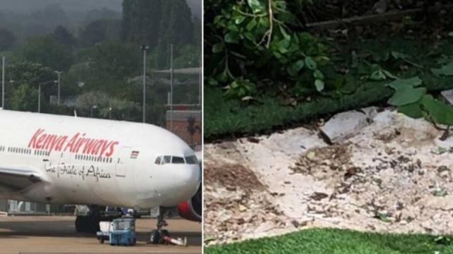 Homem cai de trem de pouso e quase atinge inglês que estava tomando sol