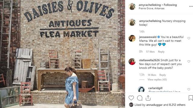 Amy Duggar King's fed up with trolls on her instagram as she enjoys her first pregnancy