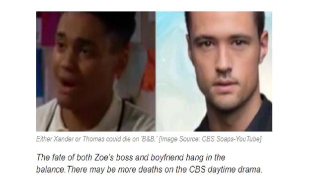 Bold and the Beautiful is planning on killing off a character, but who
