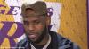 LeBron James shows off new headband, poses in number 6 Lakers jersey