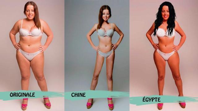 8 photos de modèles féminin par pays